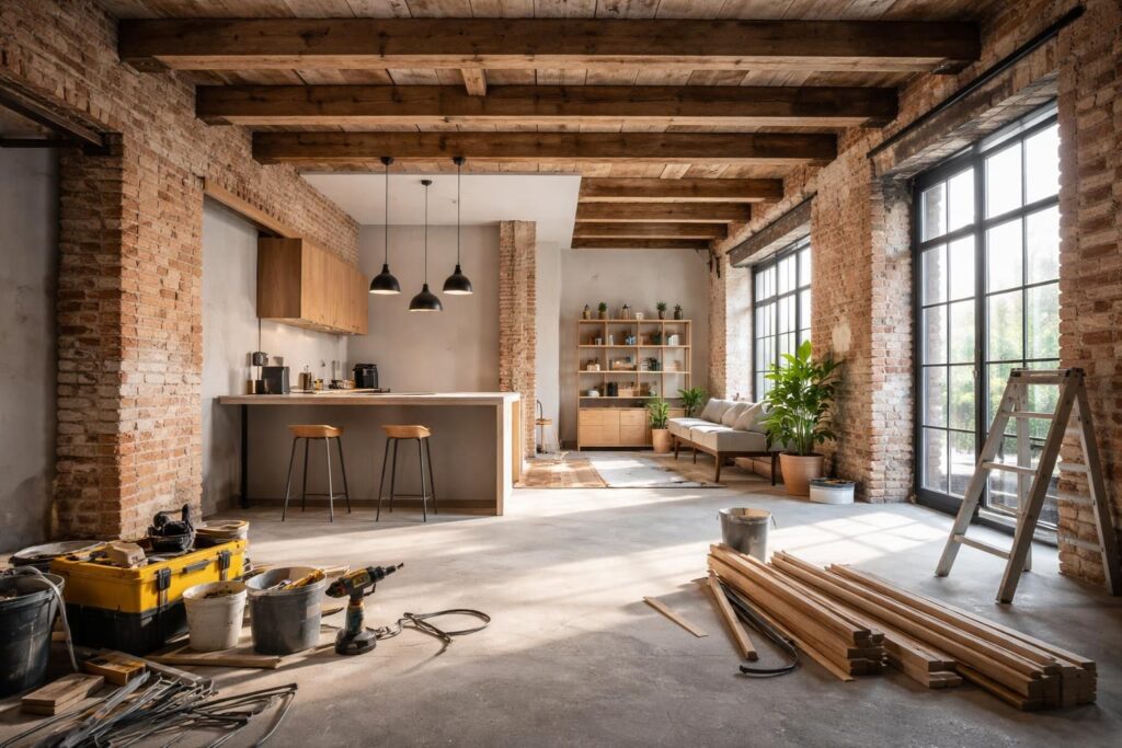découvrez comment optimiser votre rénovation intérieure en valorisant la structure existante pour un design harmonieux et durable.