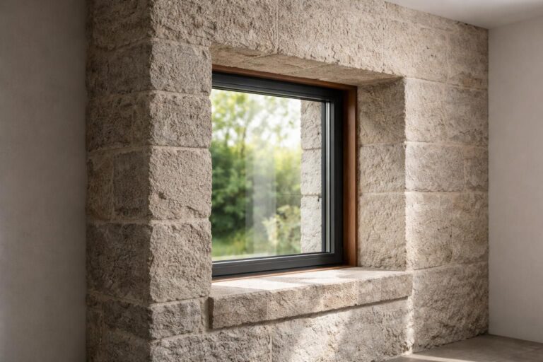 découvrez nos fenêtres spécialement conçues pour s'adapter parfaitement aux murs porteurs épais, alliant robustesse et esthétique pour votre habitat.