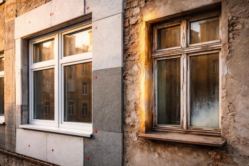 découvrez comment optimiser l'isolation des fenêtres et réduire les ponts thermiques dans les rénovations de bâtiments anciens pour un confort thermique et des économies d'énergie.