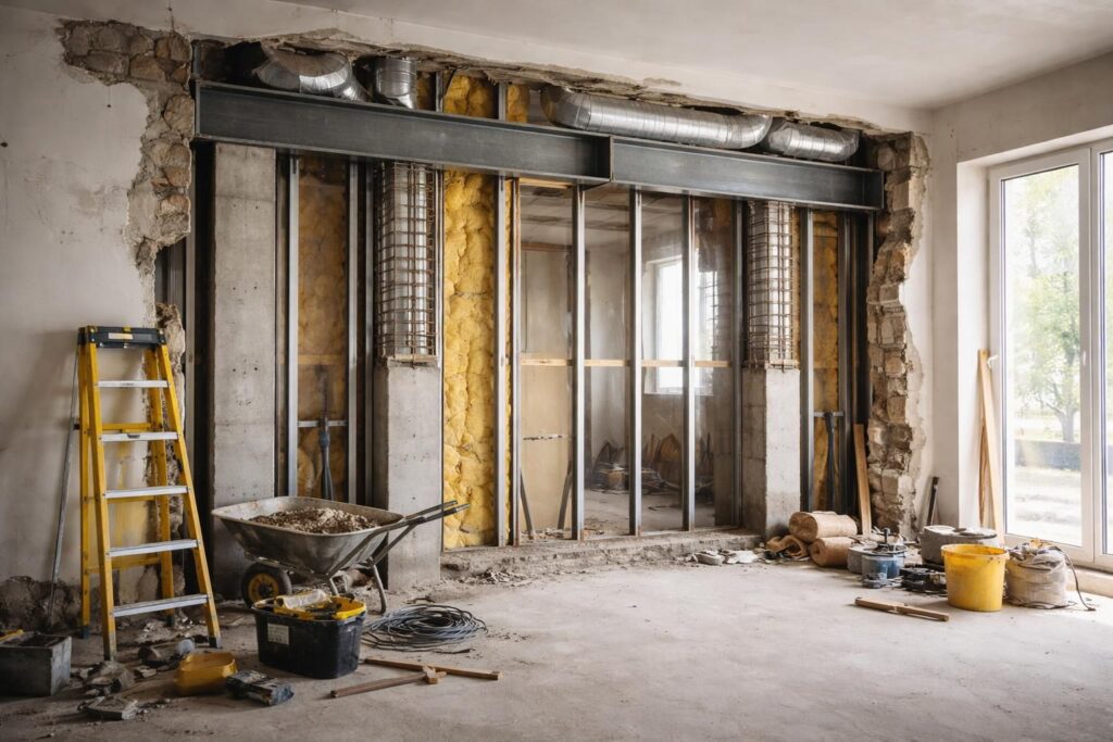 découvrez l'importance du gros œuvre invisible en rénovation, un élément clé qui garantit la solidité et la durabilité de vos travaux tout en restant discret.