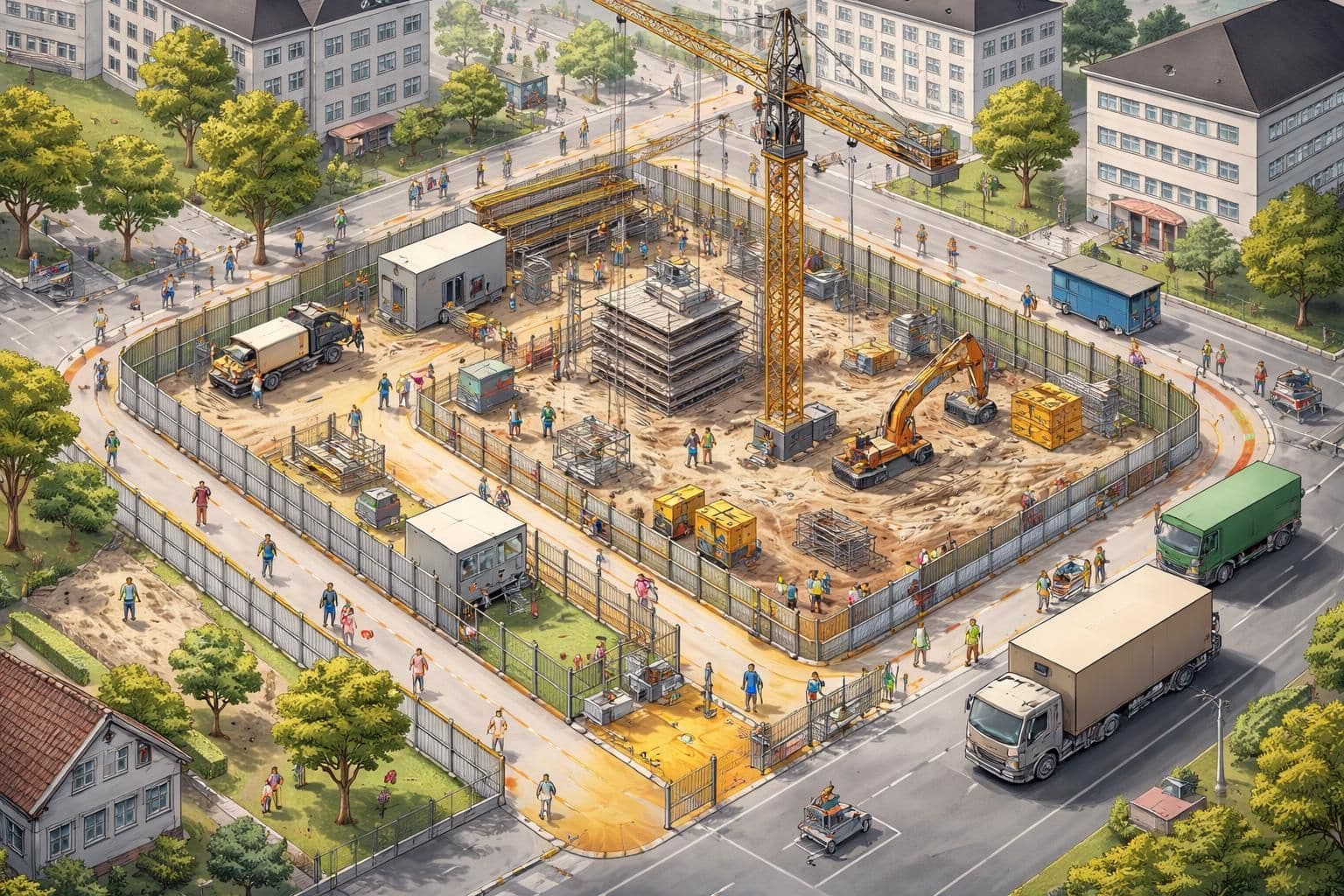 expertise en intervention sur le gros œuvre en site occupé pour assurer sécurité, continuité des activités et qualité des travaux.