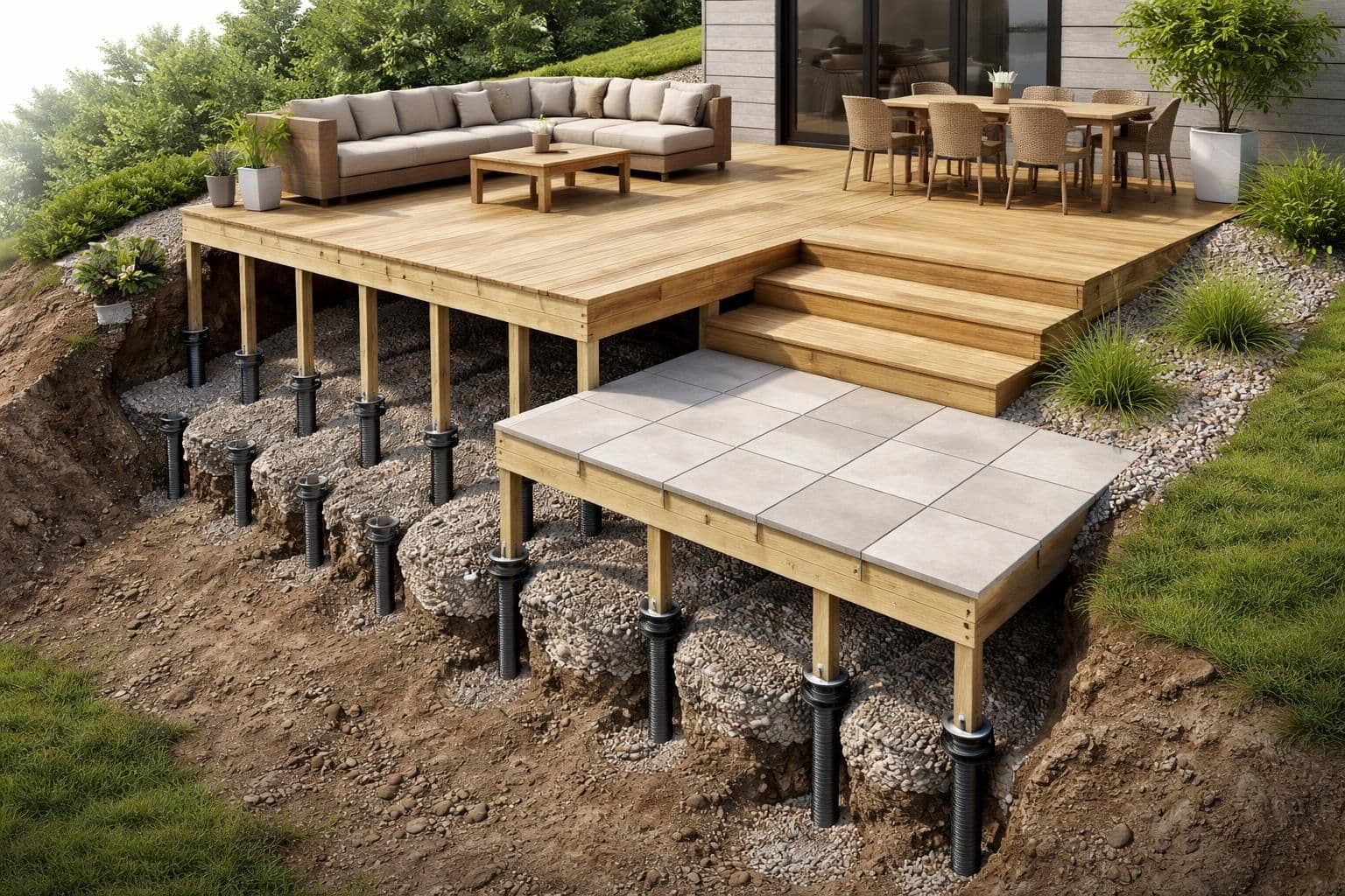 découvrez comment aménager un jardin et une terrasse sur un terrain instable en toute sécurité. conseils pratiques et solutions adaptées pour un extérieur durable et esthétique.