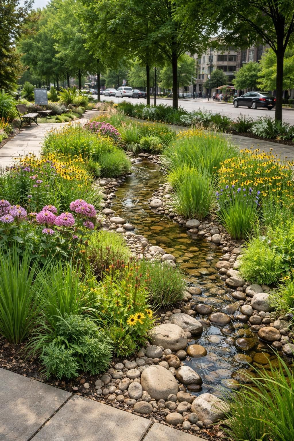 d&eacute;couvrez des strat&eacute;gies efficaces pour am&eacute;nager les jardins et g&eacute;rer les eaux pluviales autour des constructions, alliant esth&eacute;tisme et durabilit&eacute;.