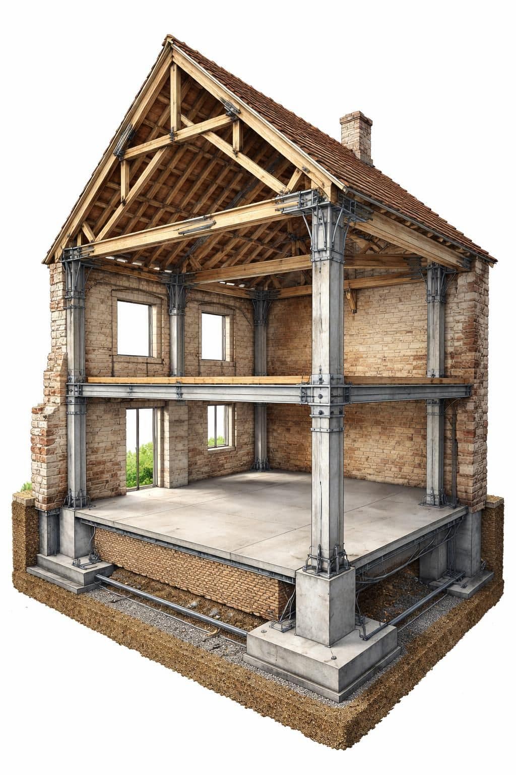 expert en reprise de structure pour garantir la sécurité et la stabilité avant vos travaux d'aménagement intérieur. intervention rapide et efficace pour tous types de bâtiments.