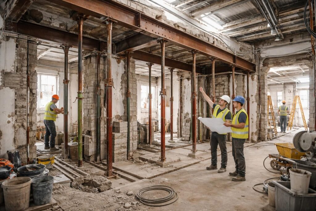 découvrez comment gérer efficacement le gros œuvre et les charges après une modification intérieure pour assurer la stabilité et la sécurité de votre bâtiment.