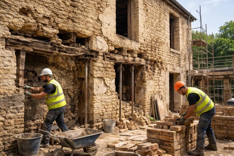 découvrez les techniques de gros œuvre et l'analyse des pathologies du bâti ancien pour préserver et restaurer efficacement les bâtiments historiques.